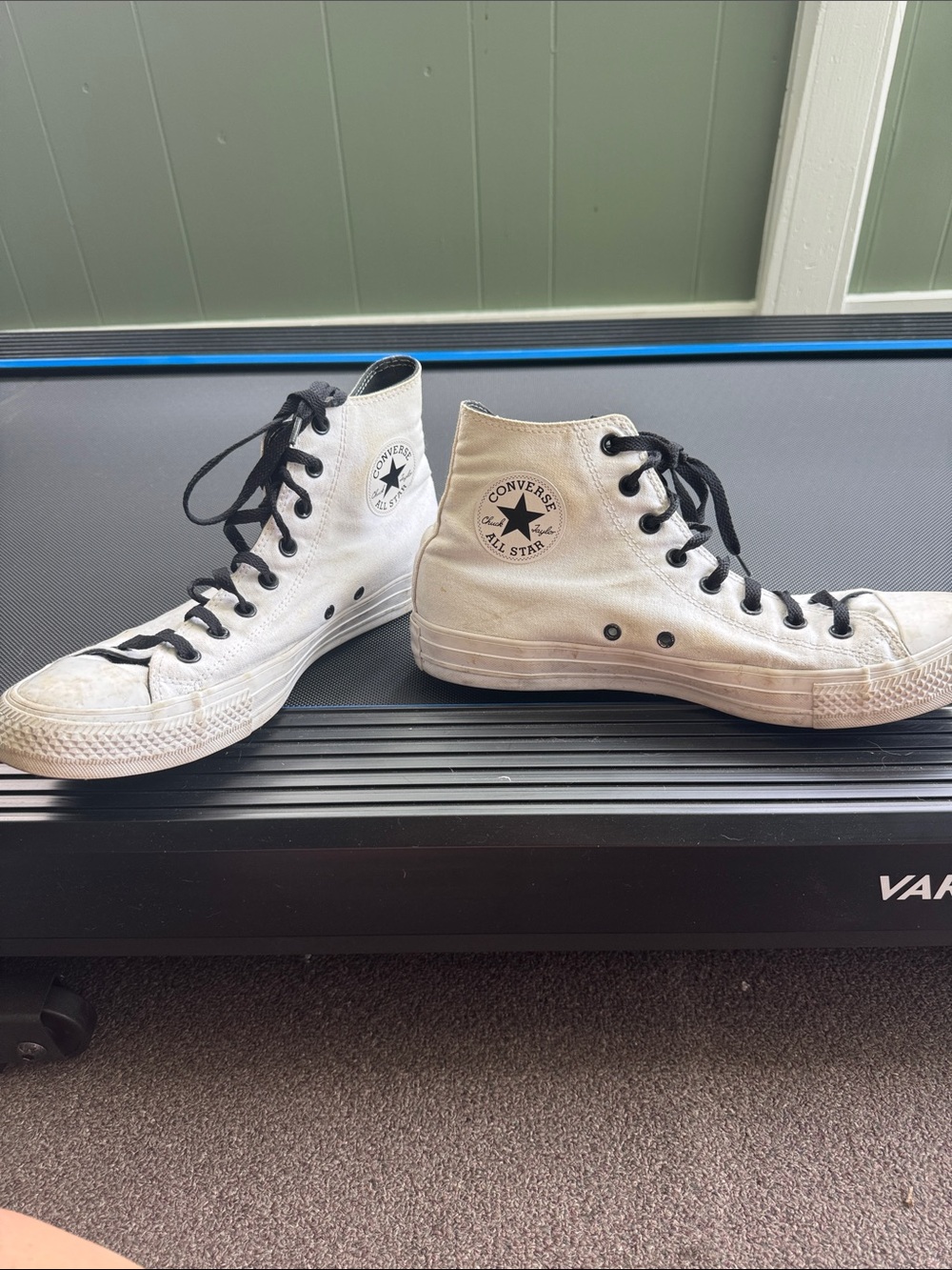 Converse All Star Classic High Top Sneakers - White with Black Laces